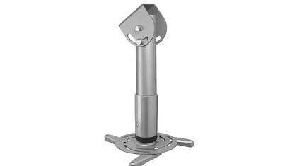 Slanted ceiling projector mount, with extension